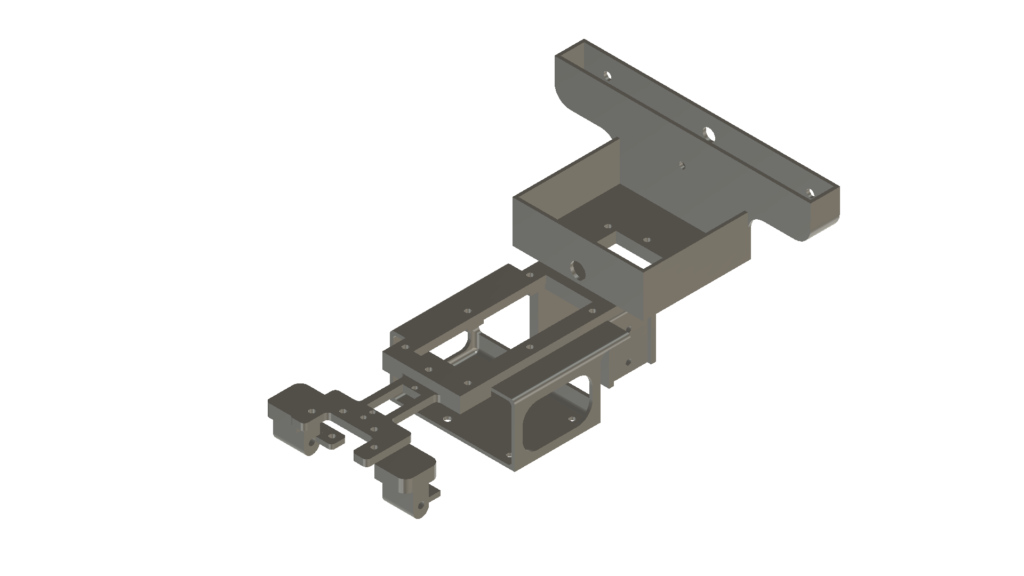 assembly of 3d printed parts RC car