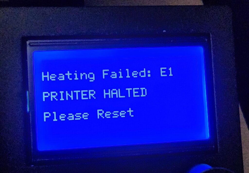 Ender 3 Heating Failed - Reasons and Solutions