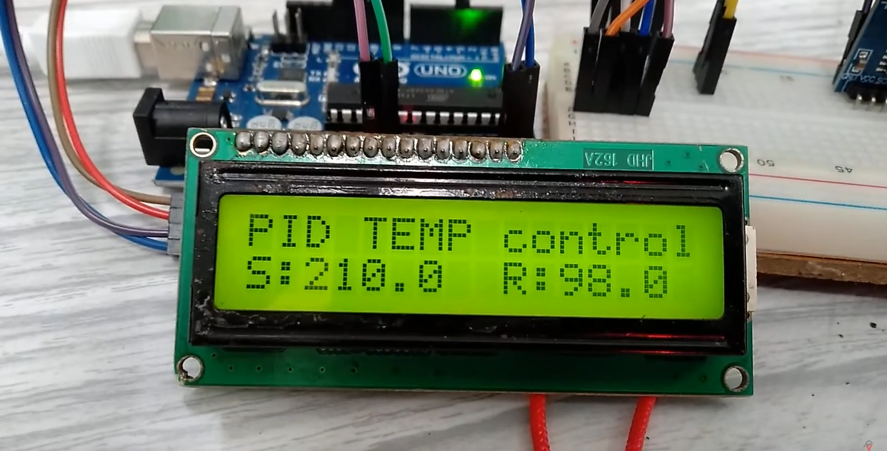 PID Temperature control using arduino